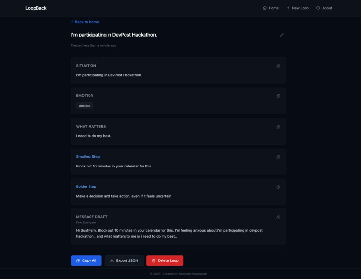 LoopBack - Reflect. Decide. Move Forward. – screenshot 8