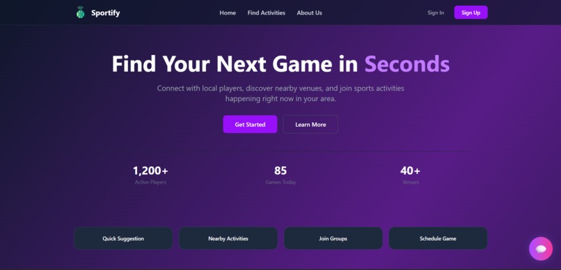Sportify – screenshot 1