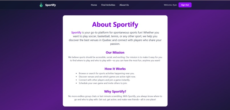 Sportify – screenshot 8
