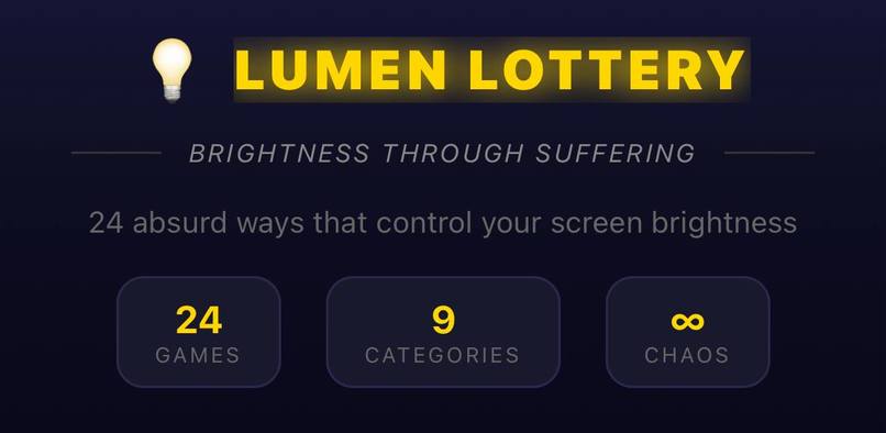 Lumen Lottery – screenshot 1