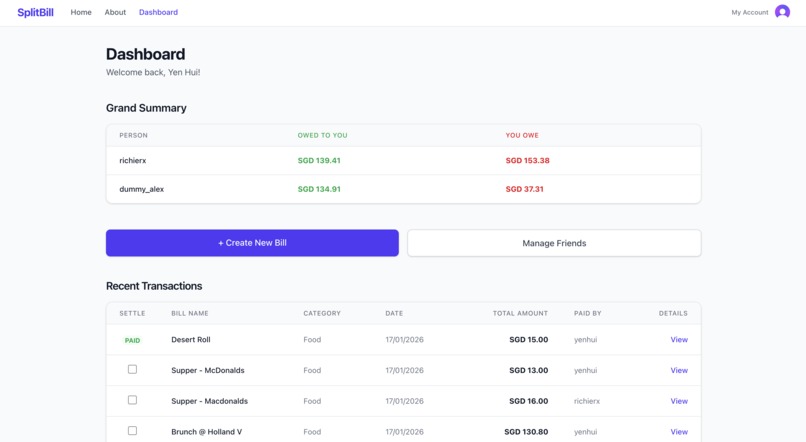 SplitBill – screenshot 2