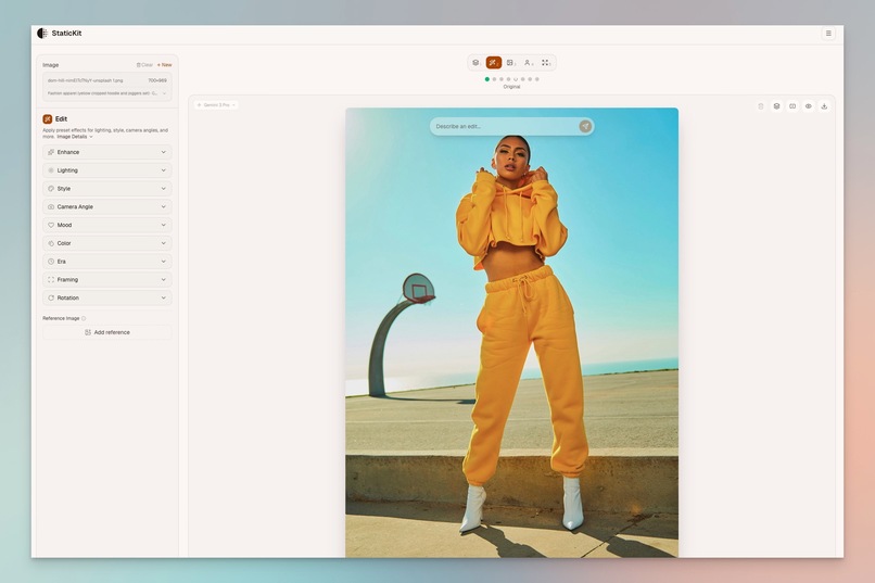 StaticKit - Free AI Photo Editor – screenshot 1