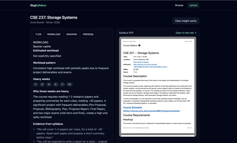 SlugSyllabus – screenshot 2