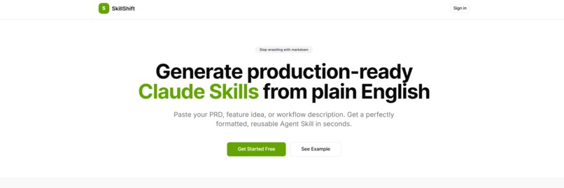 SkillShift – screenshot 1