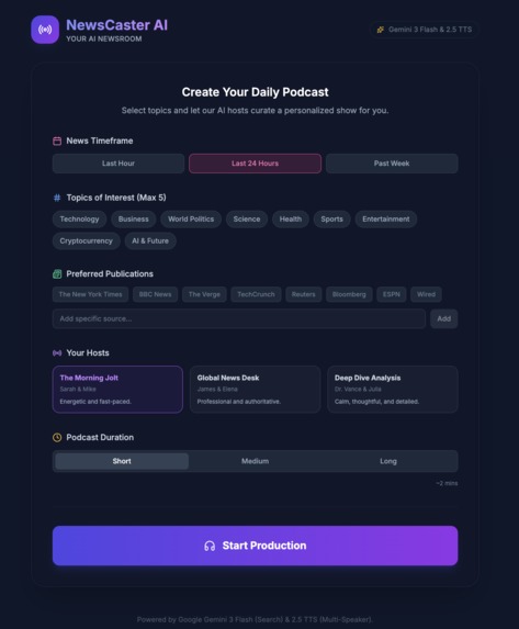 NewsCaster AI – screenshot 2