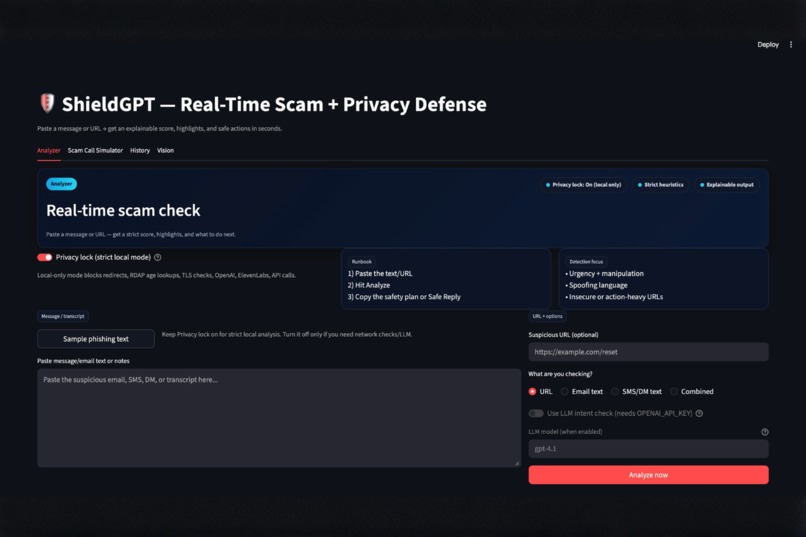 ShieldGPT – screenshot 1