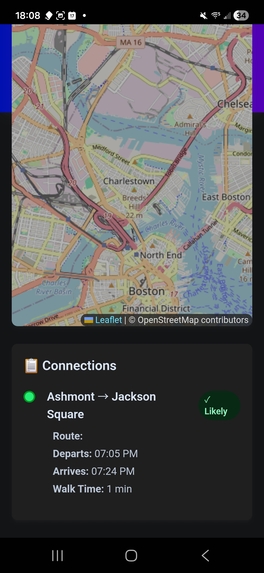 MBTATPCBBP (MBTA Trip Planner Created by Ben Perry) – screenshot 5