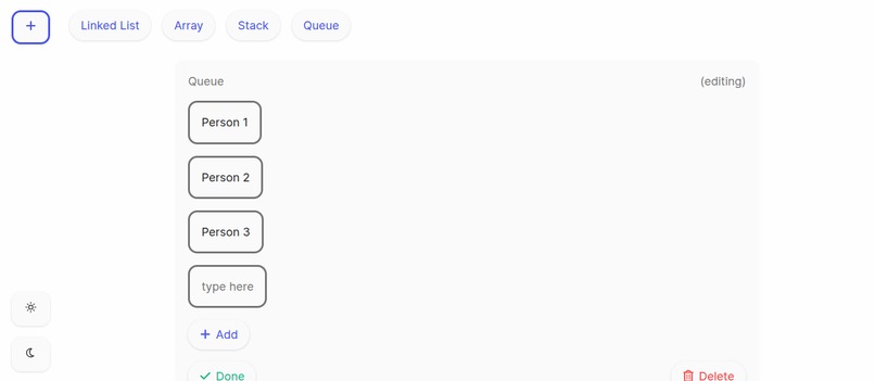 Data Structures & Algorithms Visualizer – screenshot 2