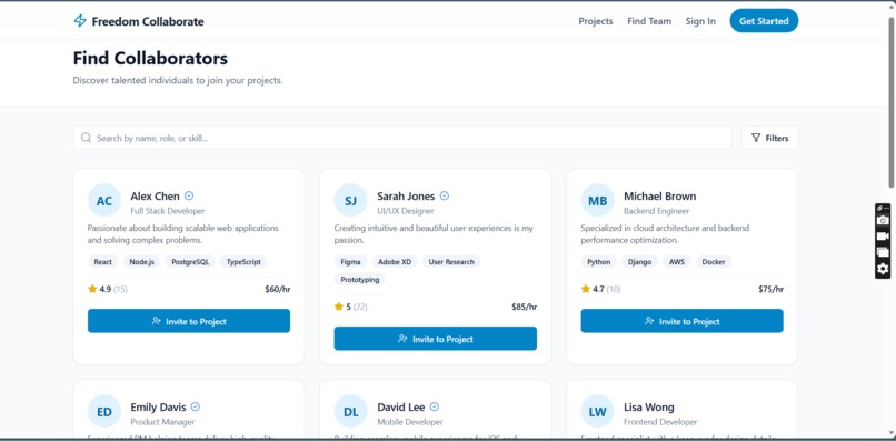 Freedom Collaborate – screenshot 1