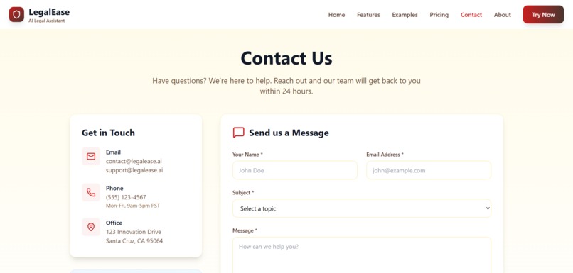LegalEase – screenshot 2