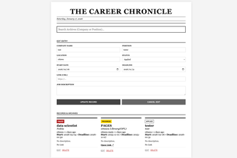 The Career Chronicle