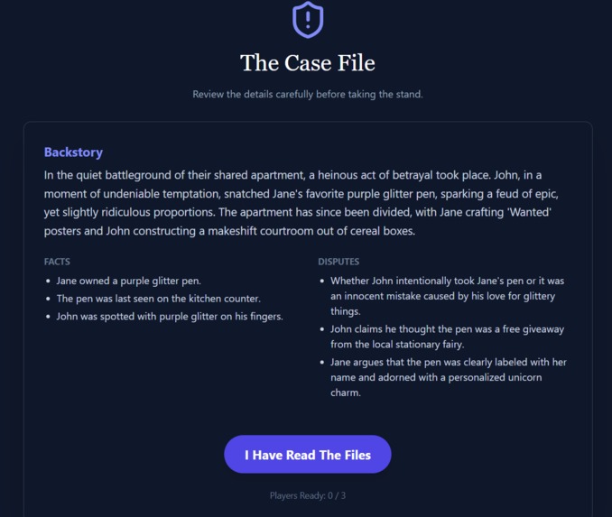 Cross ExaminAItion – screenshot 2