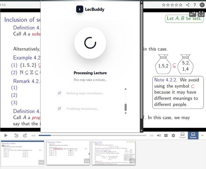 LecBuddy – screenshot 2