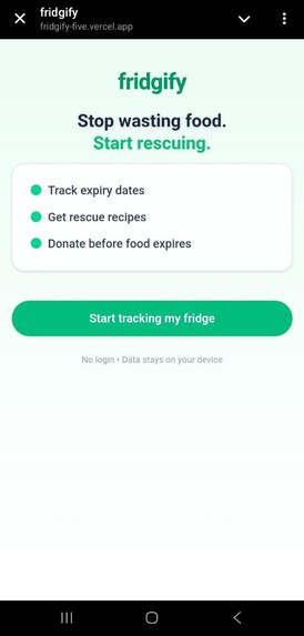 Fridgify – screenshot 1