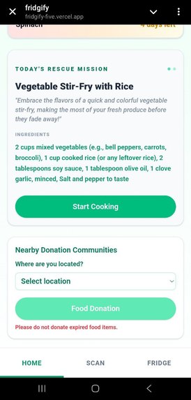 Fridgify – screenshot 3
