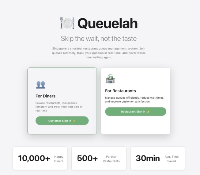 QueueLah – screenshot 1