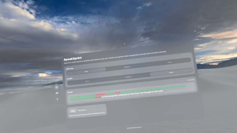 SpeakOS – screenshot 1
