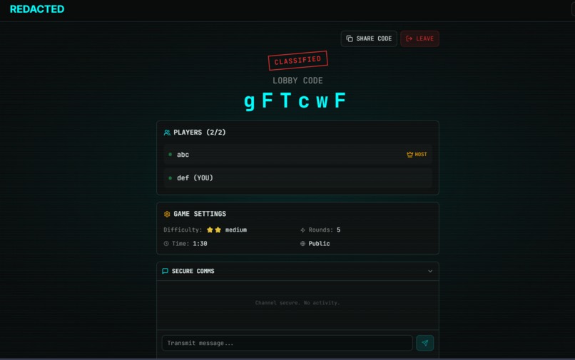 REDACTED – screenshot 2