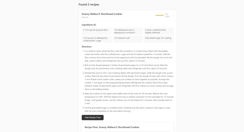 Food2Vec – screenshot 6