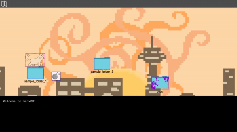 meowOS – screenshot 2