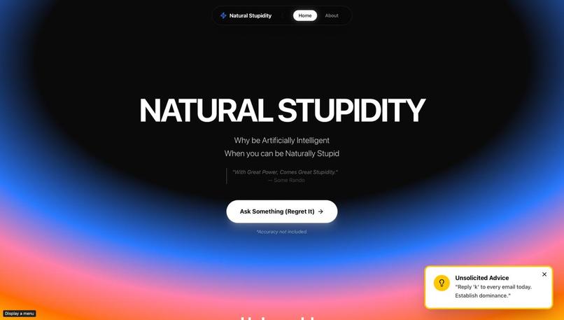 Natural Stupidity – screenshot 1