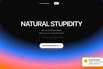 Natural Stupidity