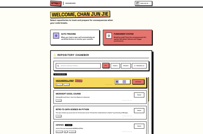 GitRekt – screenshot 1