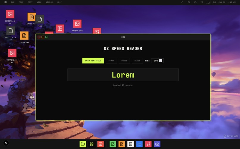 Oz - The Generative OS – screenshot 5