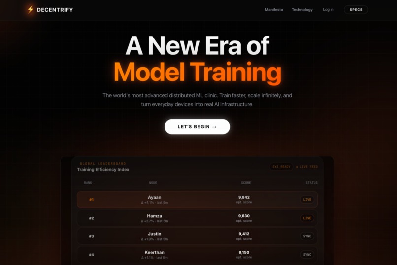 Decentrify – screenshot 1