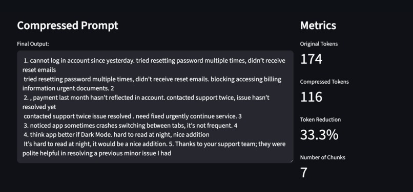 COP+: Context-Optimized Prompt Compression Plus – screenshot 2