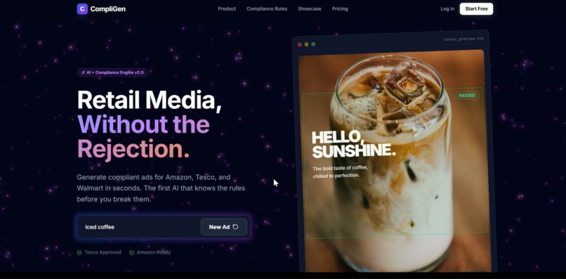 CompliGen – screenshot 1