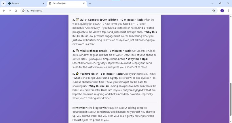 FocusBuddy AI – screenshot 4