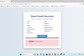 AI-Powered Smart Health Assistant