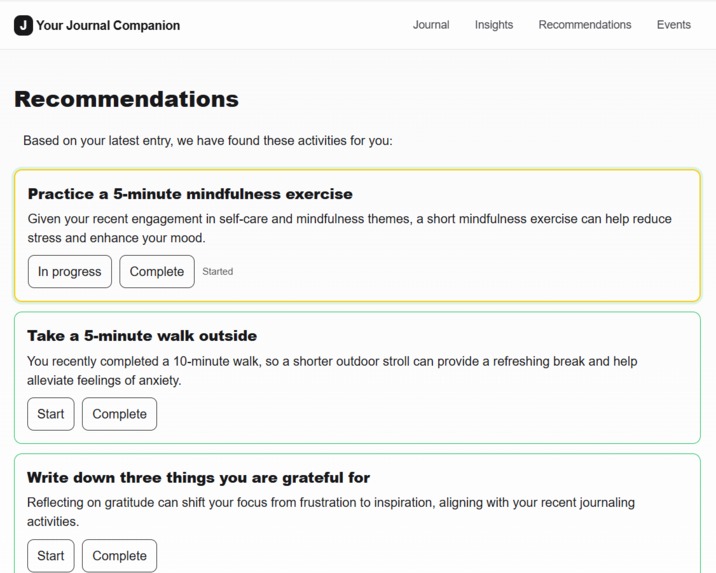 Your Journal Companion – screenshot 3