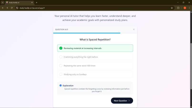 Study Buddy AI – screenshot 5