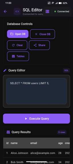 Sql-Edit – screenshot 1
