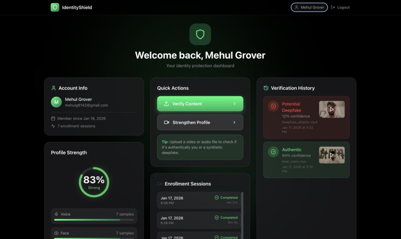 IdentityShield – screenshot 2