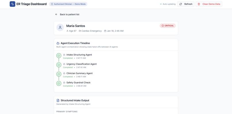 TriageAI – screenshot 2