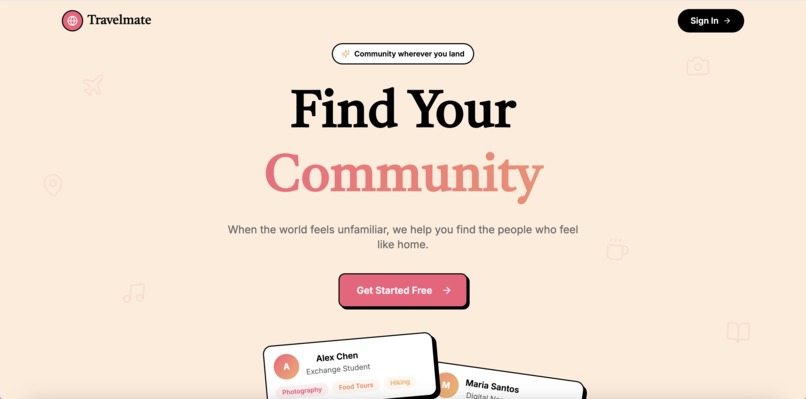 Travelmate – screenshot 1