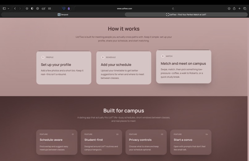 UofTwo – screenshot 1