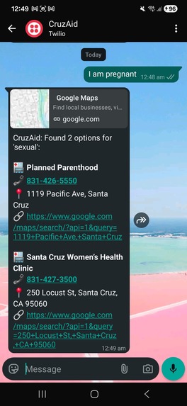 CruzAid – screenshot 1