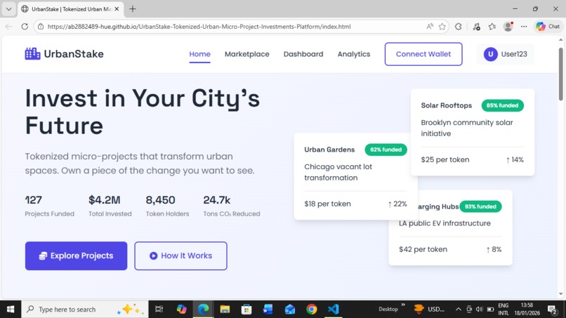 UrbanStake Impact Investing – screenshot 1