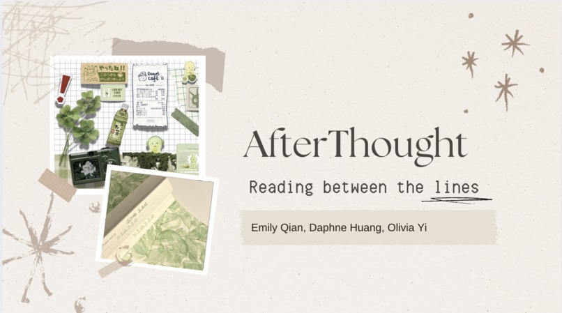 AfterThought – screenshot 1