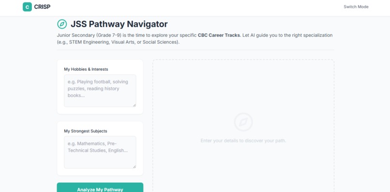 CRISP-CAREER NAVIGATOR – screenshot 3