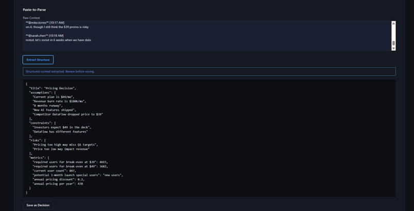 Decision Autopsy – screenshot 3