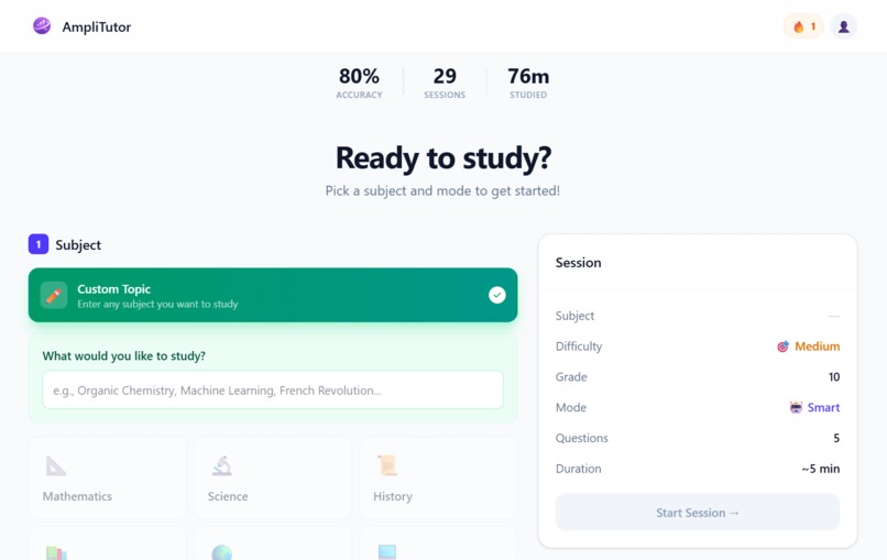 AmpliTutor – screenshot 2