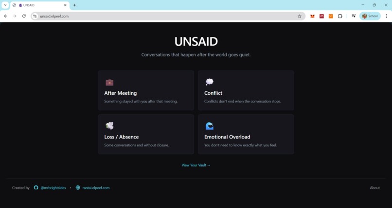 UNSAID – screenshot 4