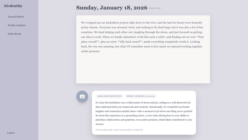 AI‧dentity – screenshot 3