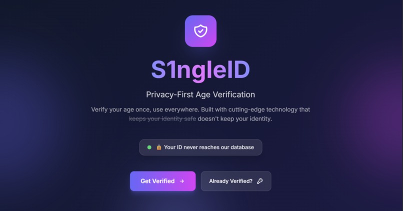 S1ngleID – screenshot 1