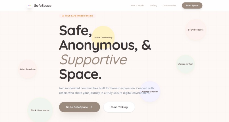 SafeSpace – screenshot 1